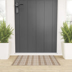 Plaid Prints, Brown and Beige Welcome Mat Gallery Image 3