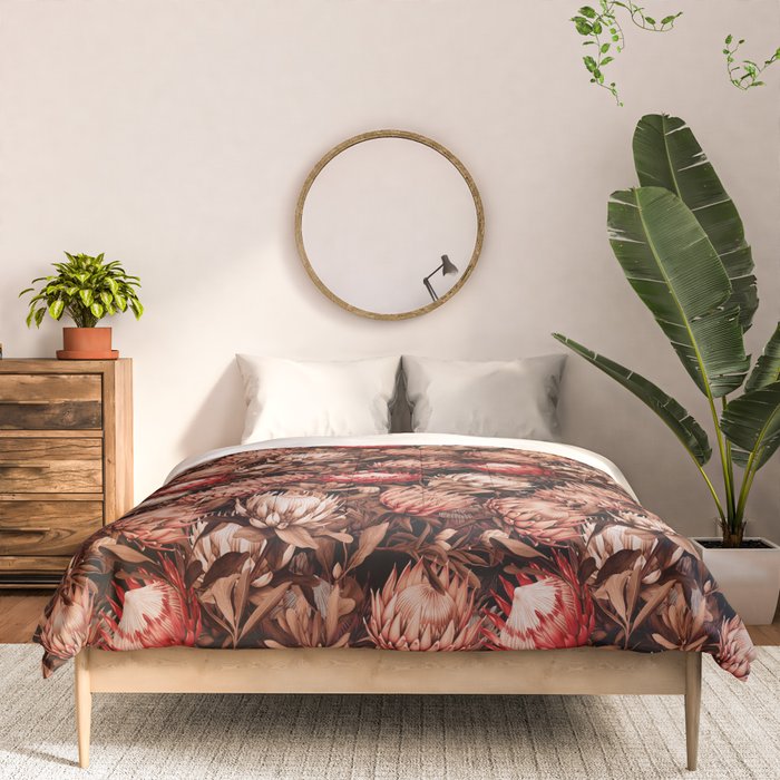 Protea Garden Night Comforter Gallery Image 3