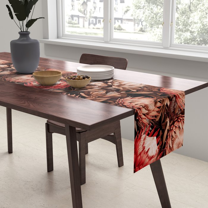 Protea Garden Night Table Runner Gallery Image 2