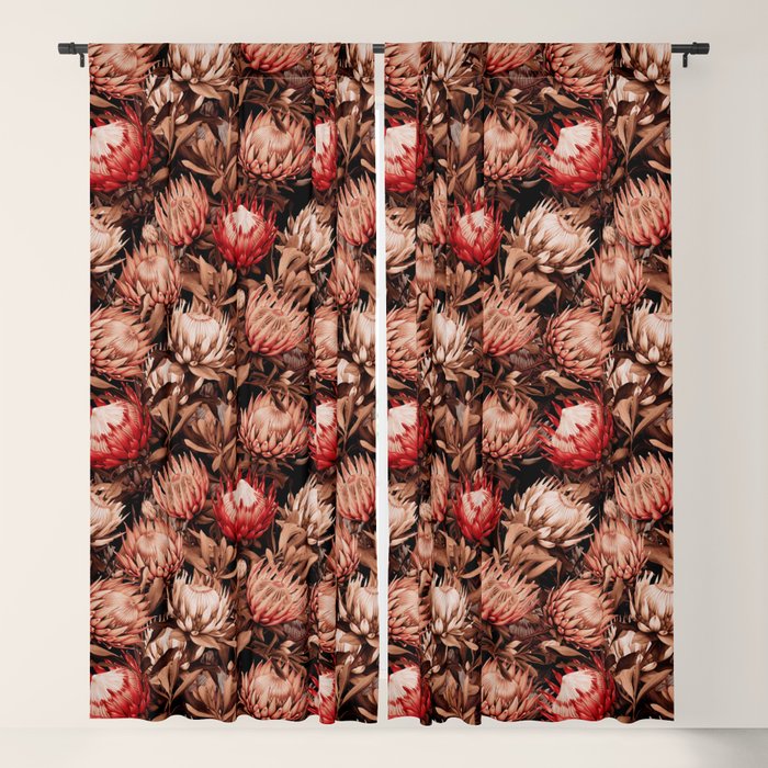 Protea Garden Night Window Curtain Gallery Image 5