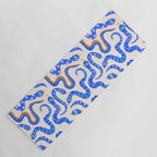 Blue Snakes Pattern Yoga Mat Gallery Image 1