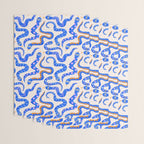 Blue Snakes Pattern Wrapping Paper Gallery Image 3