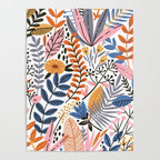 Colorful Jungle Garden Poster Gallery Image 4