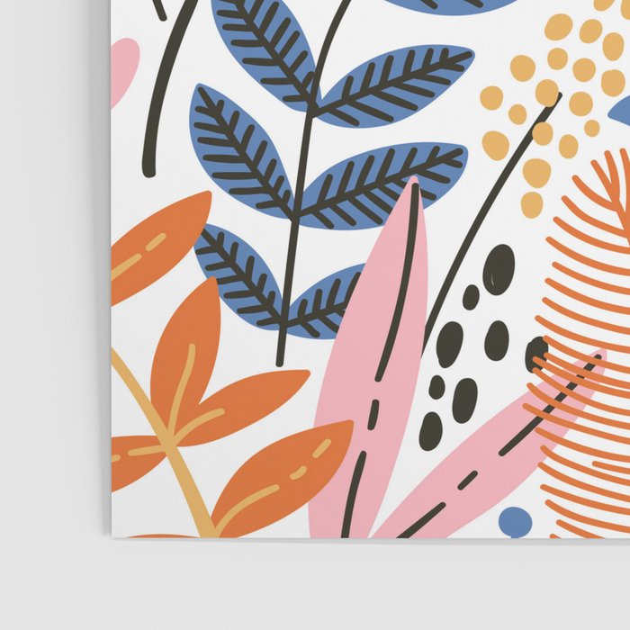 Colorful Jungle Garden Poster Gallery Image 3