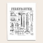 Firefighter Fire Department Fireman Vintage Patent Print Notebook Gallery Image 4