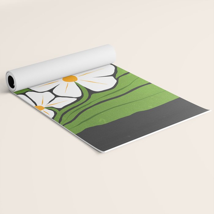 Trust the Process: Flower Market | Typography Edition 01 Yoga Mat Gallery Image 2