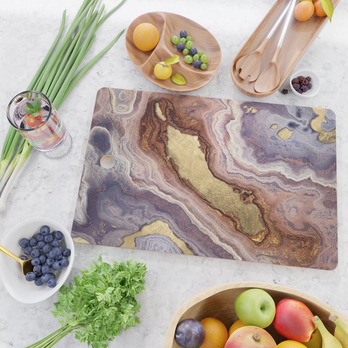 Mauve Agate Cutting Board Gallery Image 2