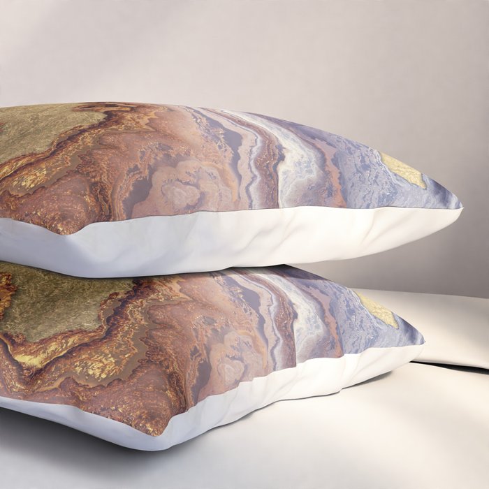 Mauve Agate Pillow Sham Gallery Image 3