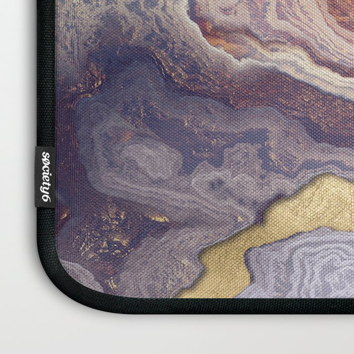 Mauve Agate Laptop Sleeve Gallery Image 3