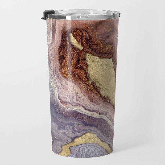 Mauve Agate Travel Mug Gallery Image 3