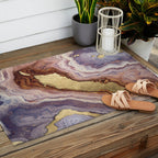 Mauve Agate Outdoor Rug Gallery Image 2