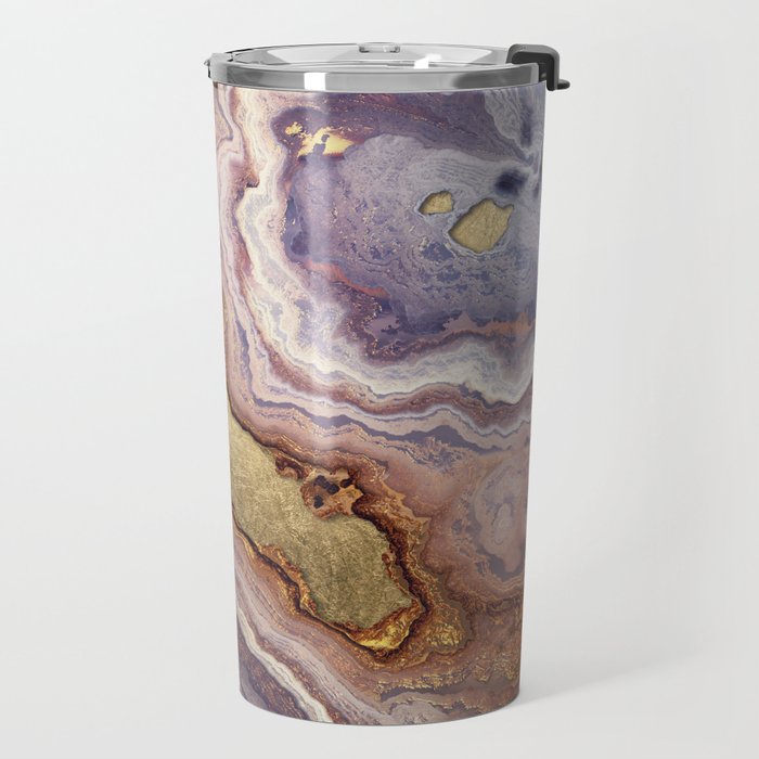 Mauve Agate Travel Mug Gallery Image 2
