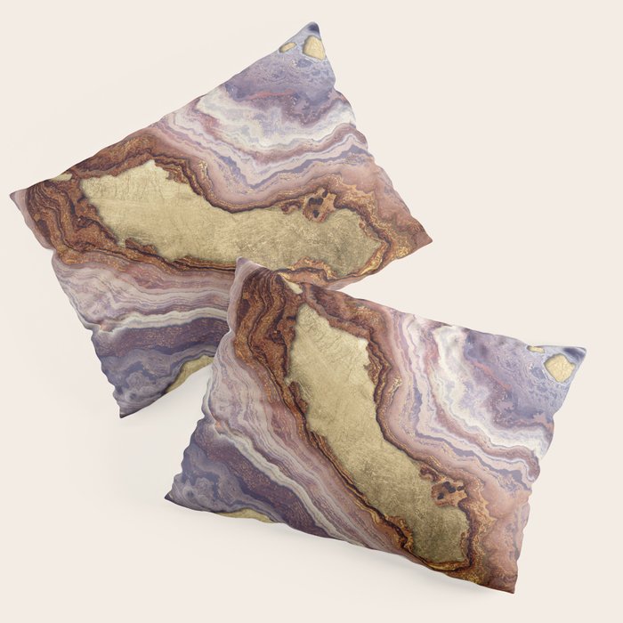 Mauve Agate Pillow Sham Gallery Image 1
