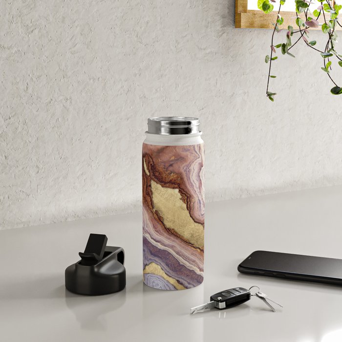 Mauve Agate Water Bottle Gallery Image 4