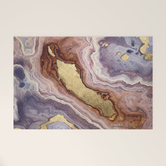 Mauve Agate Welcome Mat Gallery Image 1