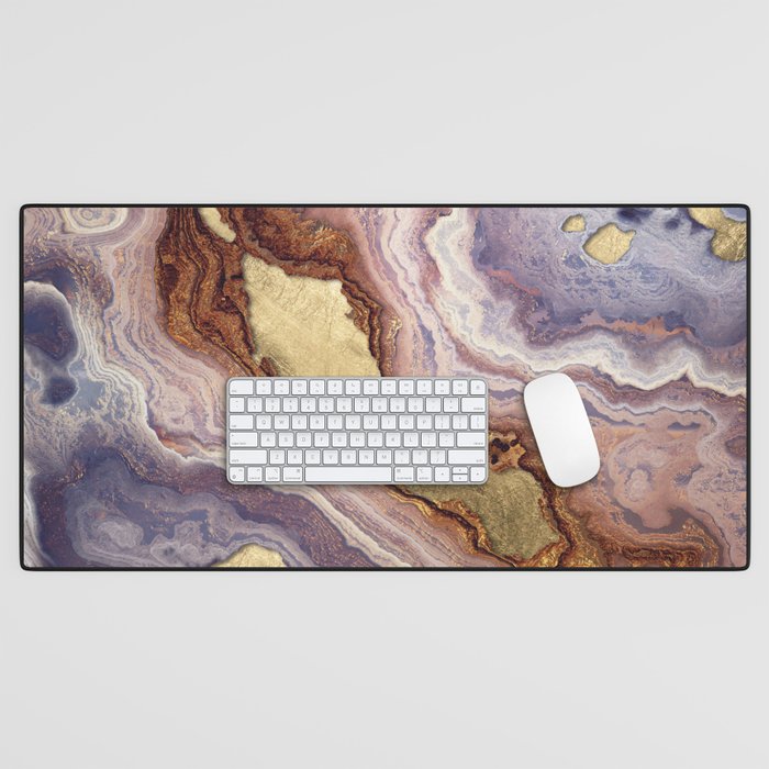 Mauve Agate Desk Mat Gallery Image 1