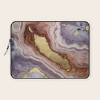 Mauve Agate Laptop Sleeve Gallery Image 1