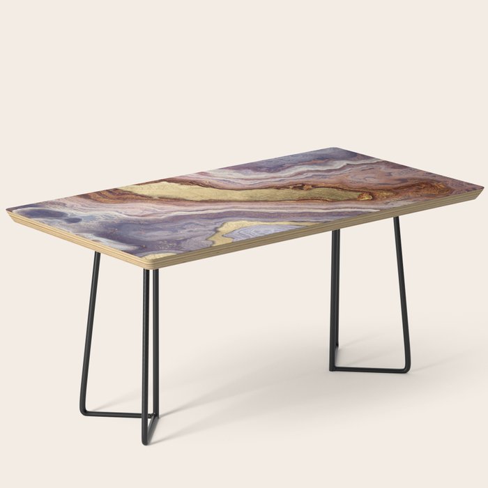 Mauve Agate Coffee Table Gallery Image 1
