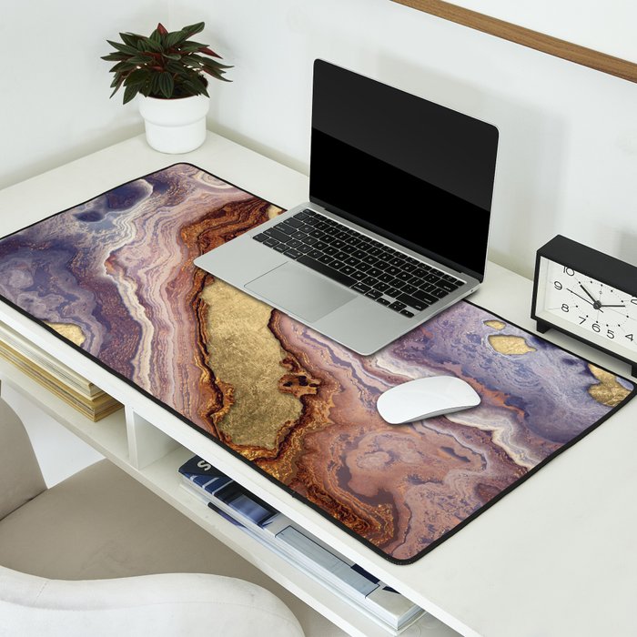 Mauve Agate Desk Mat Gallery Image 2