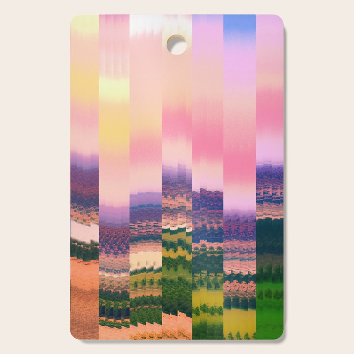 Ikat Landscape Cutting Board Gallery Image 1