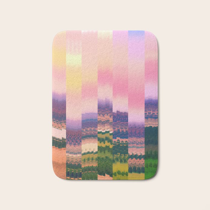 Ikat Landscape Bath Mat Gallery Image 1