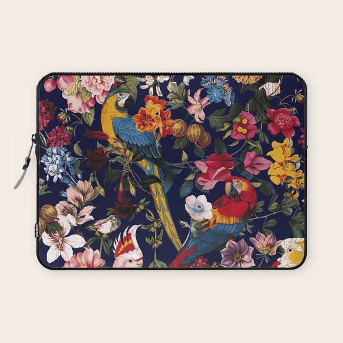 Tropical Birds of the Jungle Laptop Sleeve Gallery Image 1