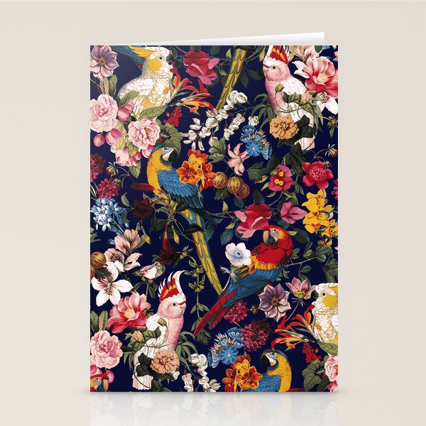 Tropical Birds of the Jungle Stationery Card Gallery Image 1