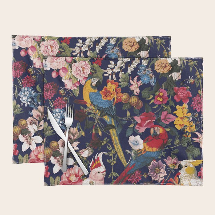 Tropical Birds of the Jungle Placemat Gallery Image 1