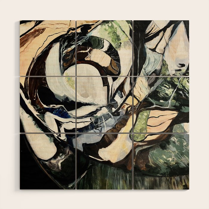 Silver mirrors and reflections Past and present are reflected Wood Wall Art Gallery Image 1