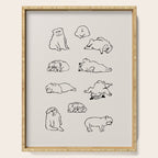 More Sleep English Bulldog Serving Tray Gallery Image 1