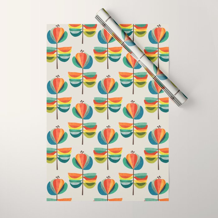 Whimsical Bloom Wrapping Paper Gallery Image 1