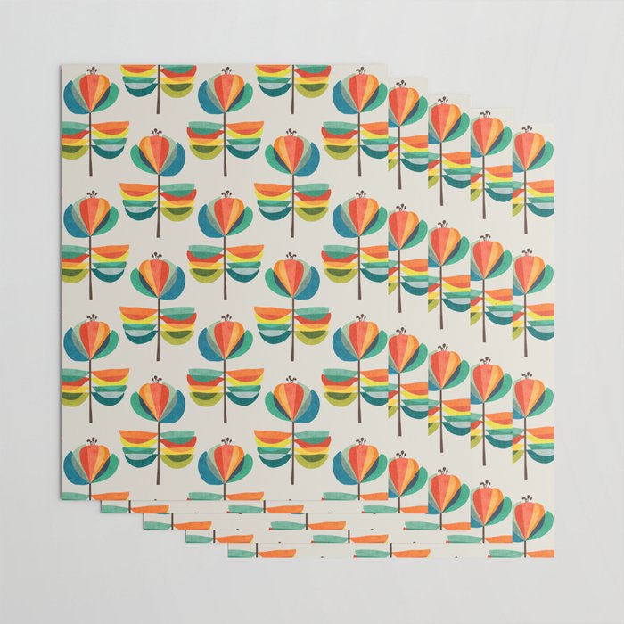 Whimsical Bloom Wrapping Paper Gallery Image 3