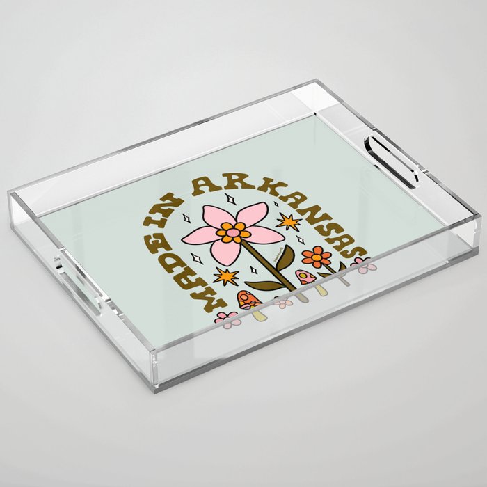 Made In Arkansas Acrylic Tray Gallery Image 1