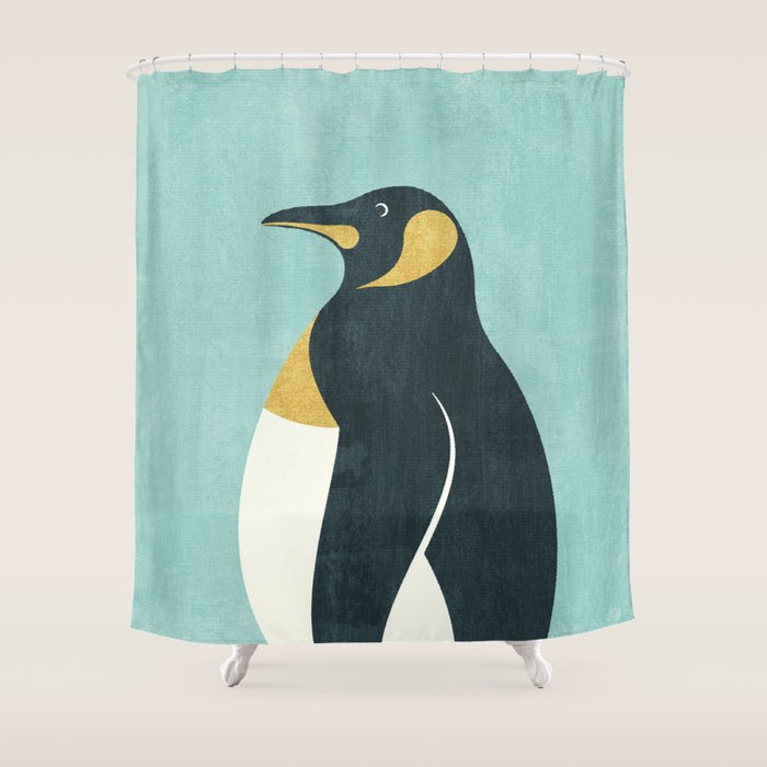 FAUNA / Emperor Penguin Shower Curtain