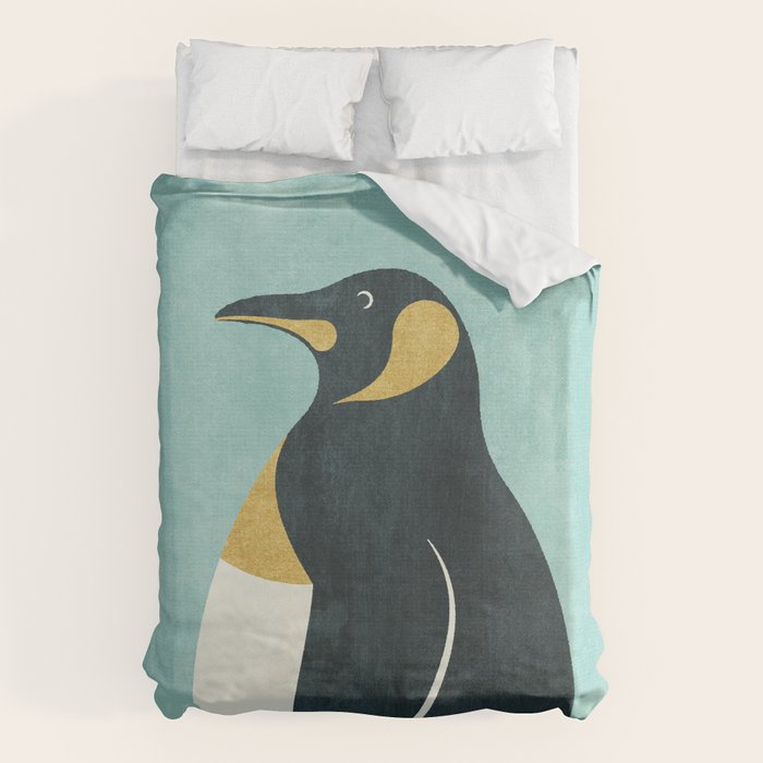 FAUNA / Emperor Penguin Duvet Cover Gallery Image 1