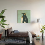 FAUNA / Emperor Penguin Wood Wall Art Gallery Image 2