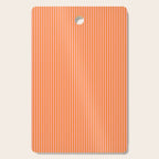 Fine Stripes Narrow Vertical Stripe Pattern in Pink and Orange Cutting Board Gallery Image 1
