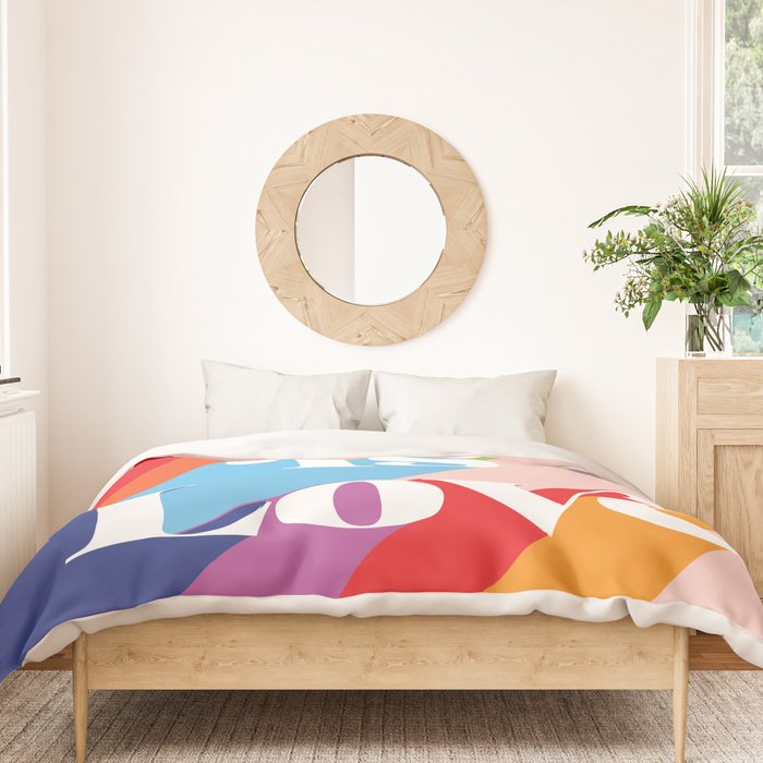 Love is Love Theme Duvet Cover Gallery Image 3