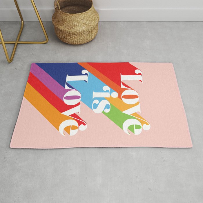 Love is Love Theme Rug Gallery Image 1