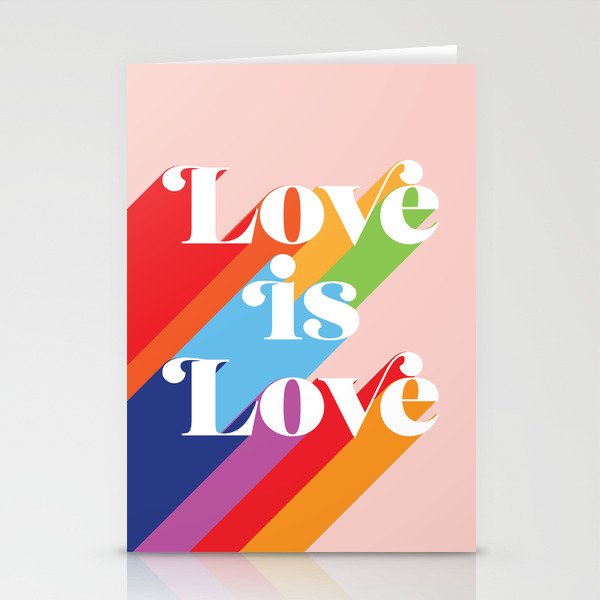 Love is Love Theme Stationery Card Gallery Image 2