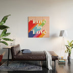Love is Love Theme Wood Wall Art Gallery Image 2