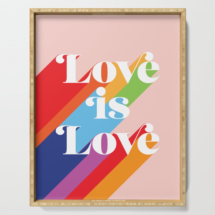 Love is Love Theme Serving Tray Gallery Image 1