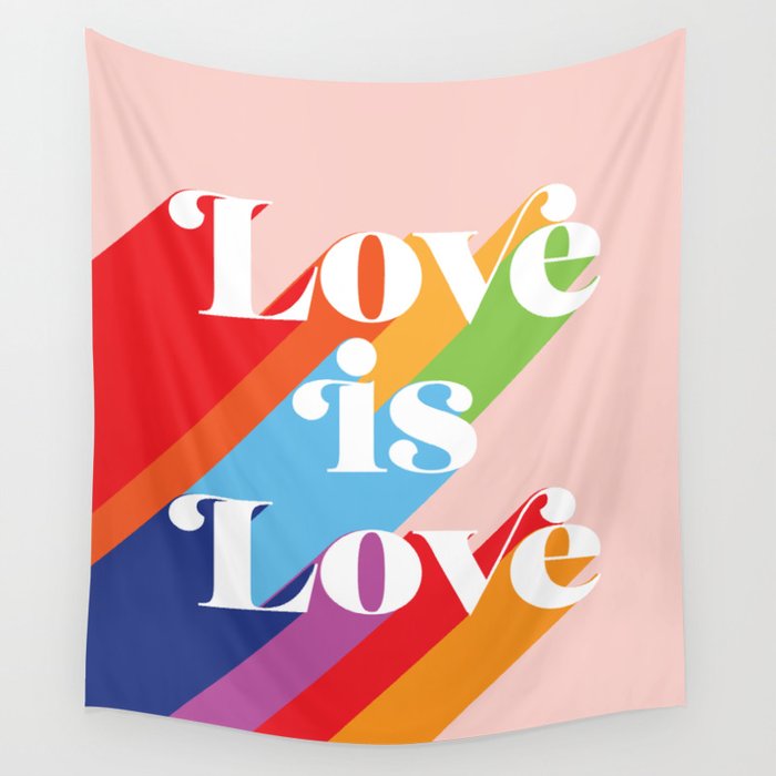 Love is Love Theme Wall Tapestry Gallery Image 4