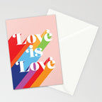 Love is Love Theme Stationery Card Gallery Image 2