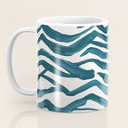 Zebra Print - Teal Palette Coffee Mug Gallery Image 3