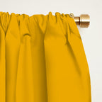 Monstera minimal - yellow Window Curtain Gallery Image 2