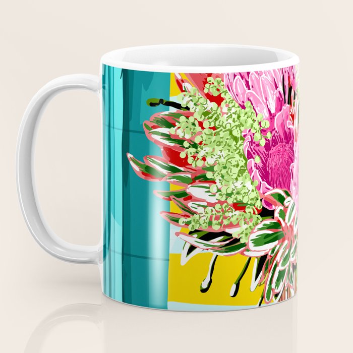 The Good Vibes Flower Pot Coffee Mug Gallery Image 3