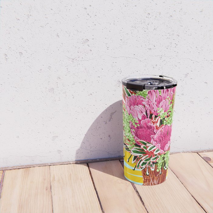 The Good Vibes Flower Pot Travel Mug Gallery Image 4