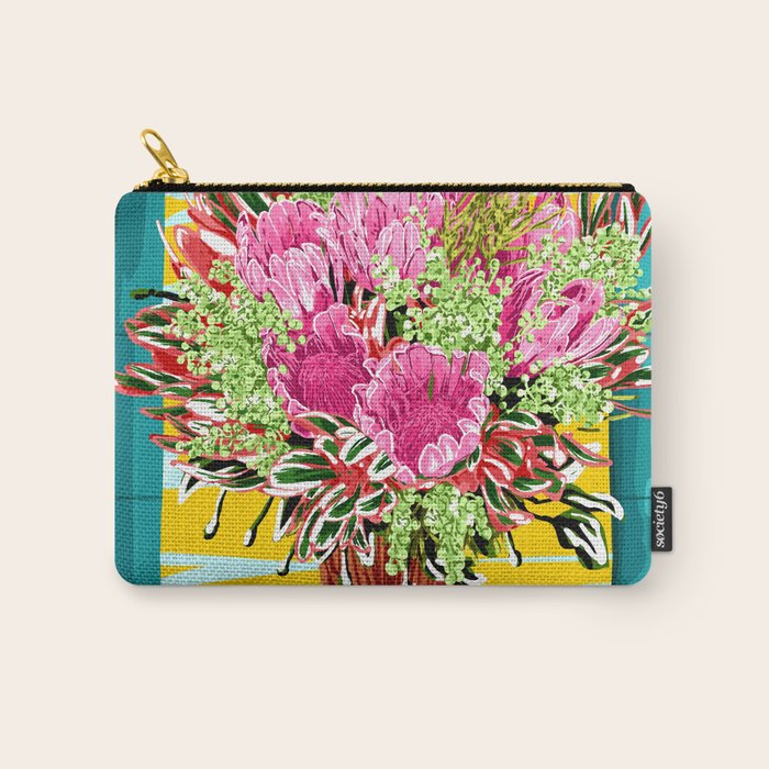 The Good Vibes Flower Pot Carry All Pouch Gallery Image 1