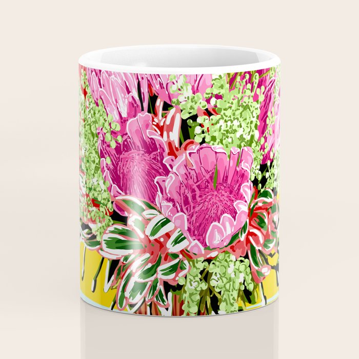 The Good Vibes Flower Pot Coffee Mug Gallery Image 4